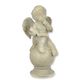 AN MGO SCULPTURE OF A PUTTO READING