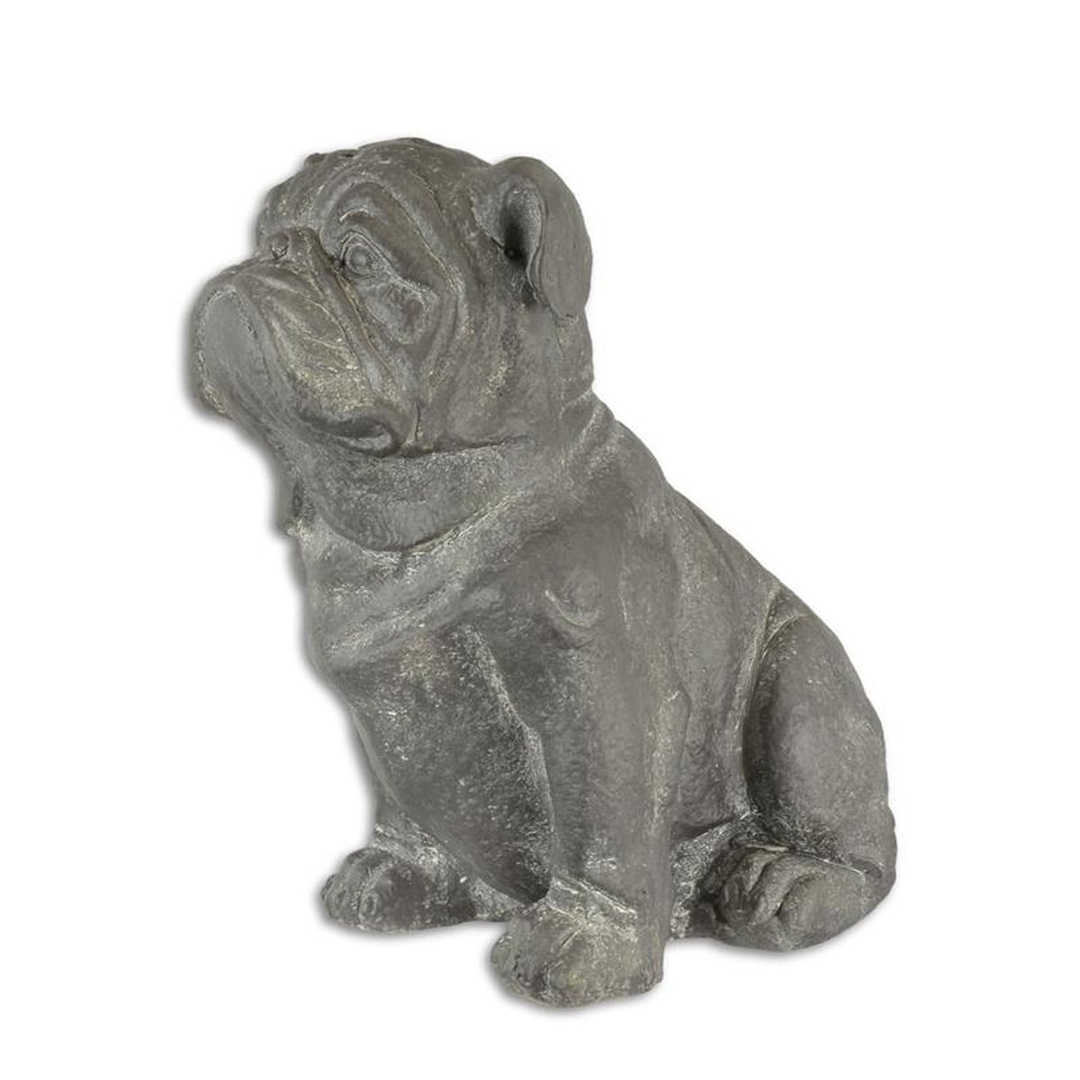 AN MGO SCULPTURE OF AN ENGLISH BULLDOG