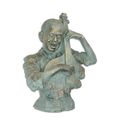 AN MGO TORSO FIGURINE OF A JAZZ MUSICIAN