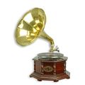 AN OCTAGONAL GRAMAPHONE