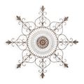 AN ORNAMENTAL IRON WALL DECOR