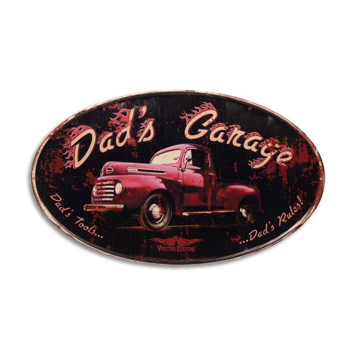 An Oval Tin Plate