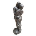 BLACK MARBLE  ABSTRACT FIGURE