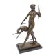 BRONZE DIANA THE HUNTRESS HxWxL: 31 x 10,5 x 19 cm.