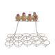 RESIN BIRDS SITTING ON EGG RACK HxWxL: 19,5 x 15,5 x 25,6 cm