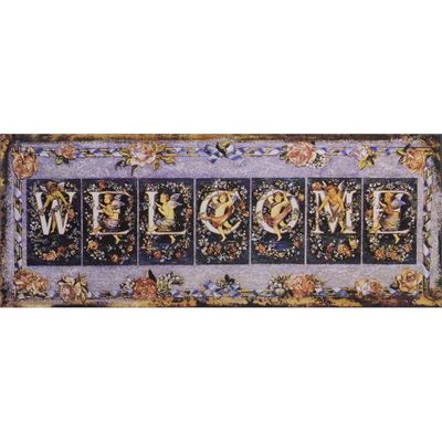 TIN PLAQUE LxW: 20 x 50 cm.