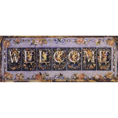 TIN PLAQUE LxW: 20 x 50 cm.