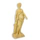XX A RESIN STATUE OF A WOMAN WITH LYRE