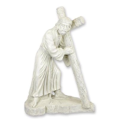 XX AN MGO SCULPTURE OF THE WAY OF THE CROSS