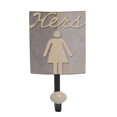 XX IRON HOOK SET-2 LxW: 21 x 12 cm.