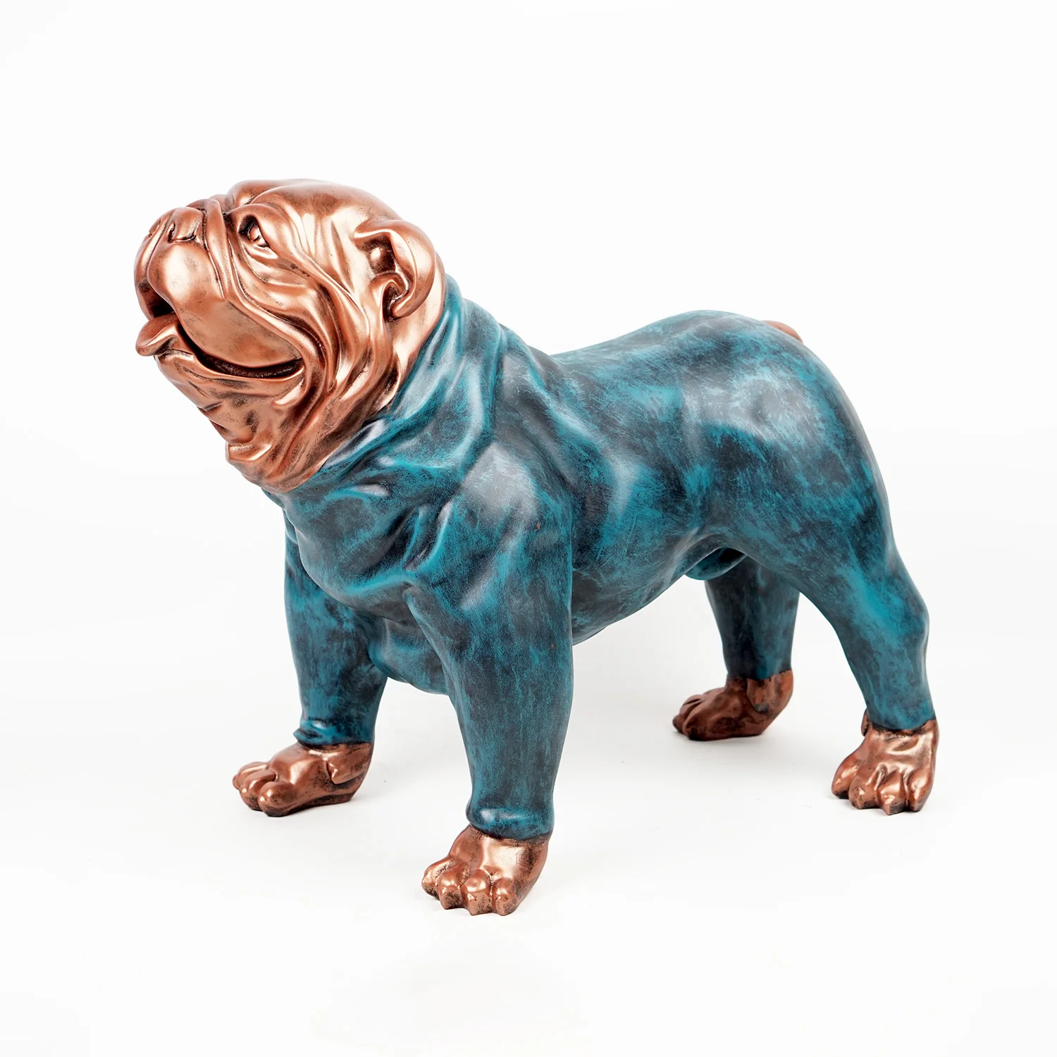 Bulldog Usa L - Patina Blue/bronze