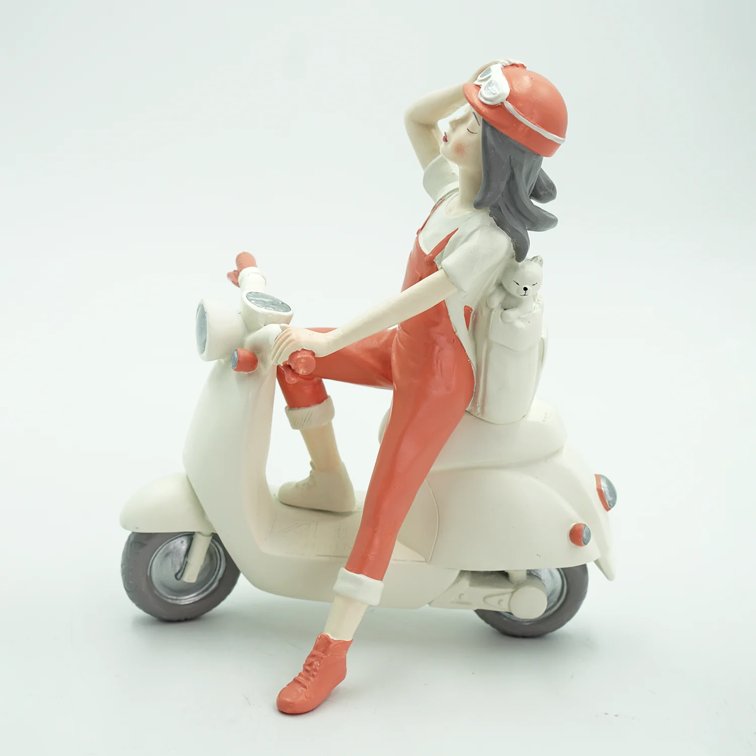 Girl & Moped S