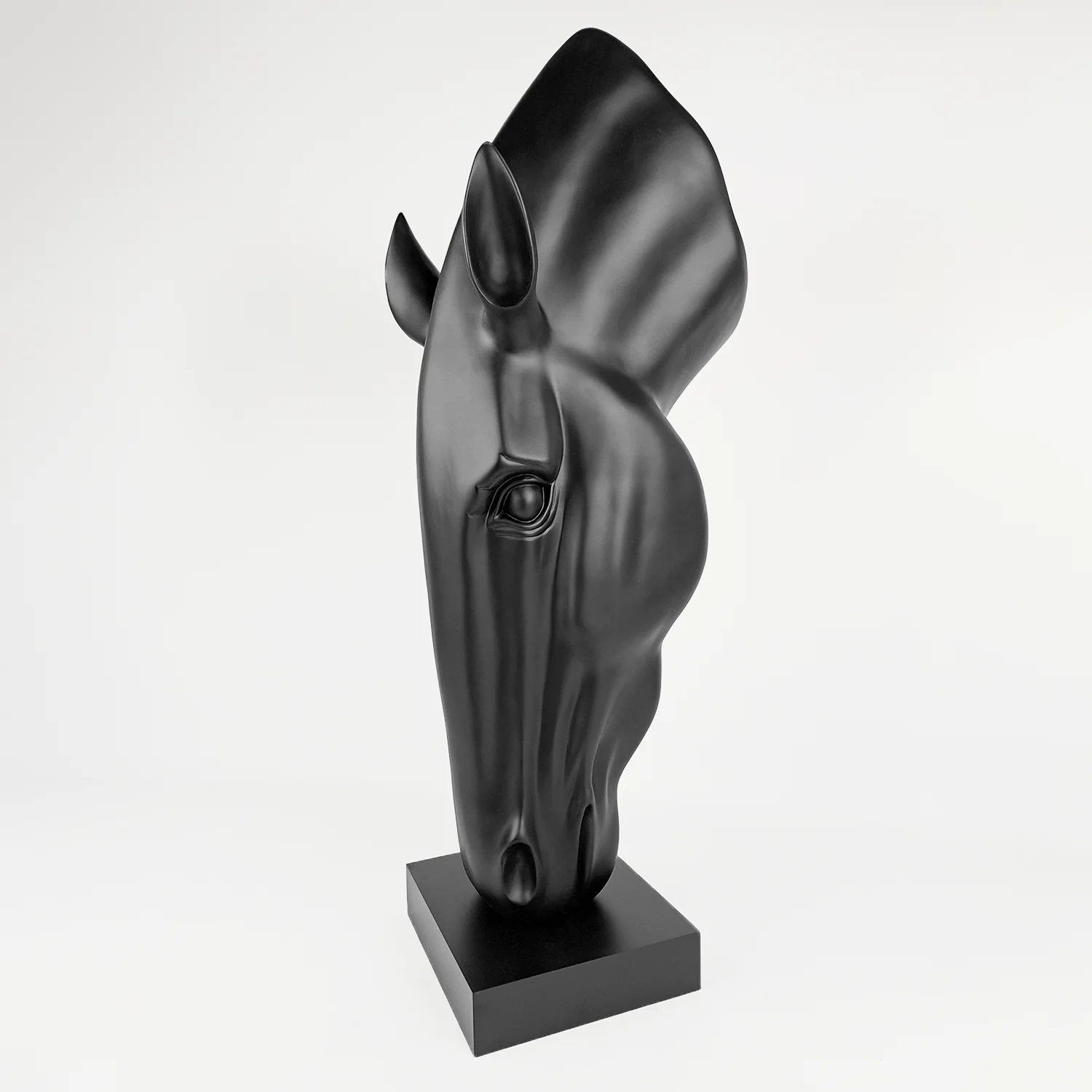 Horse Head L - Black Mat