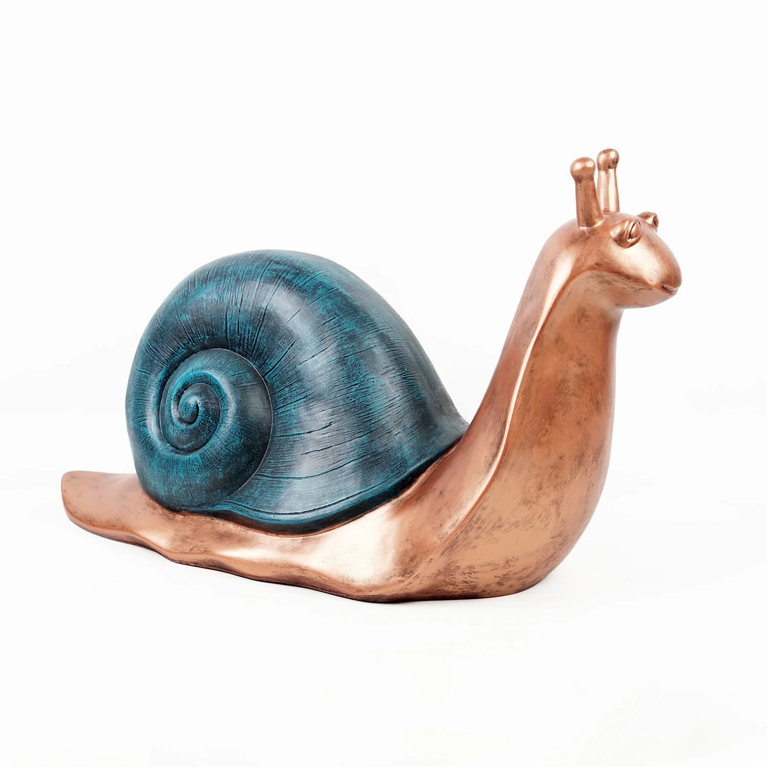 Snail - Patina Blue/bronze