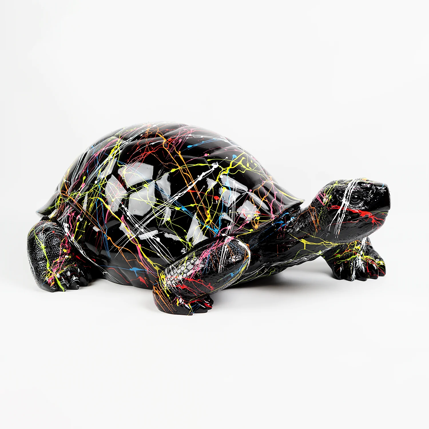 Turtle L - Black Splash