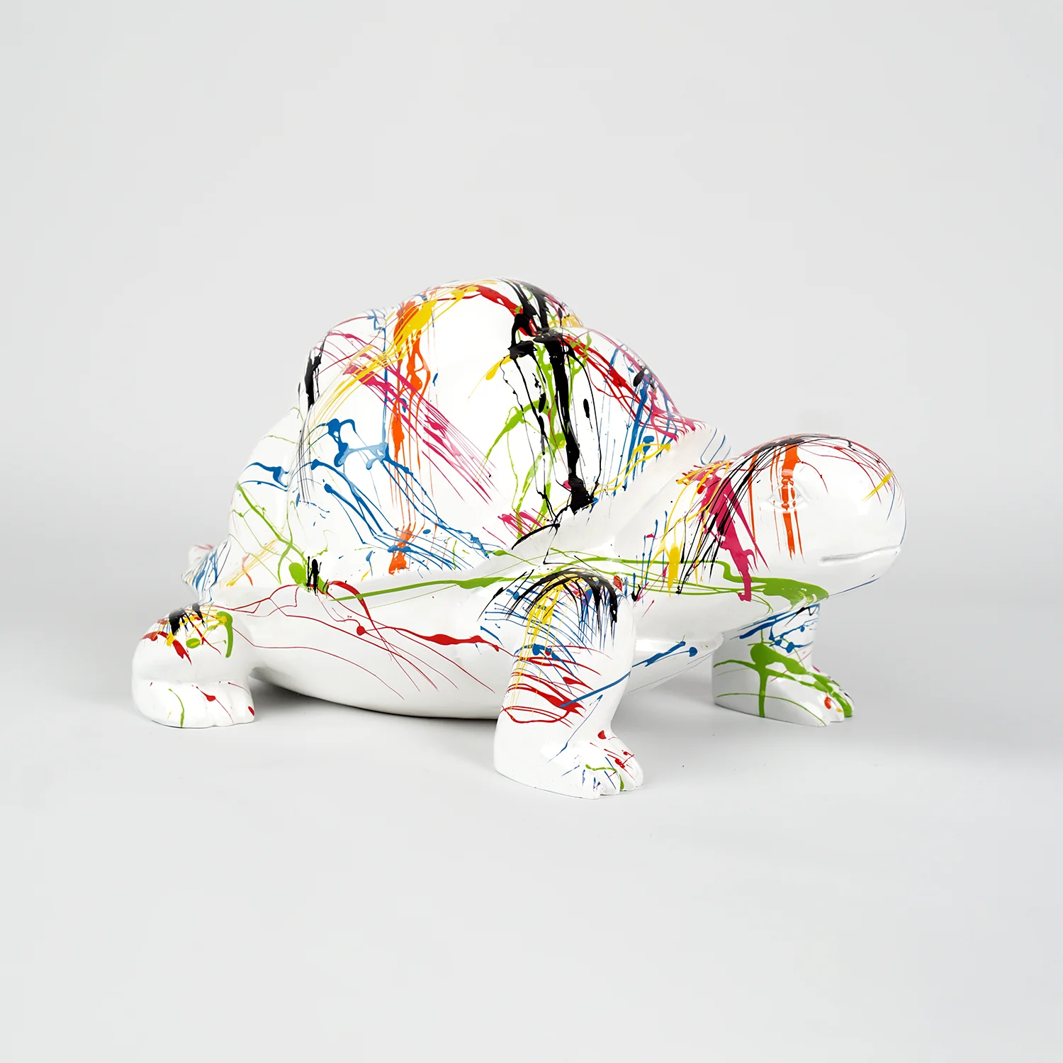 Turtle S - White Splash