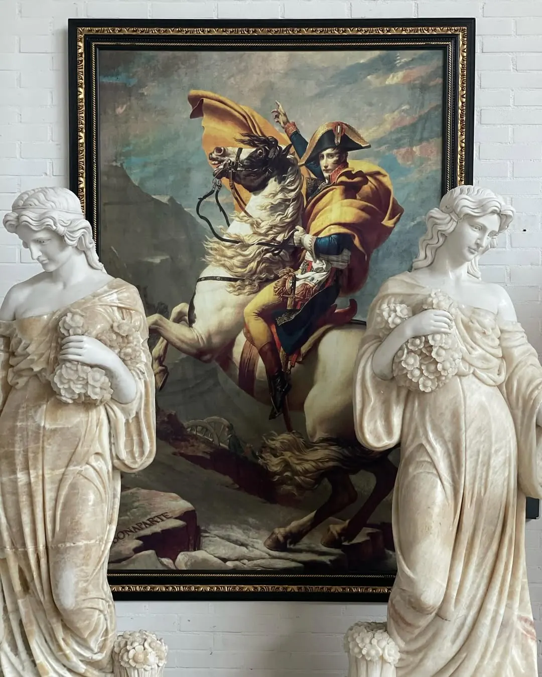 Artisan crafting a sculpture in the workshop